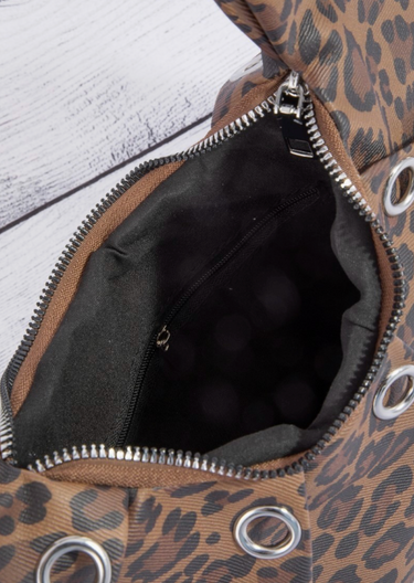 On The Prowl Leopard Shoulder Bag