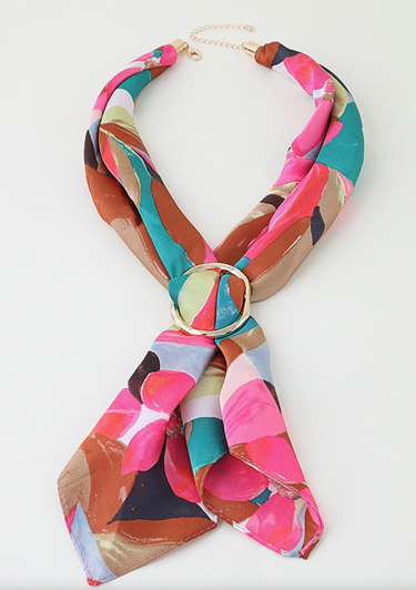 Scarf It Up Necklace - 3 Colors!