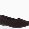 Anthea Knitted Ballet Flats - Brown Knit