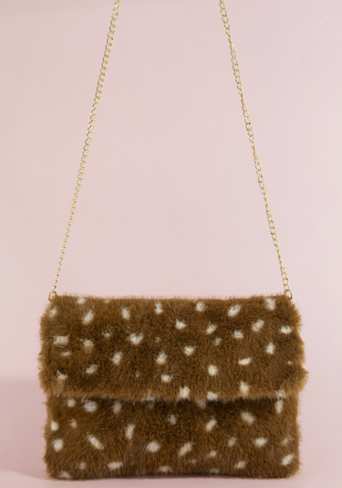 Wild Thing Faux Fur Crossbody - 2 Colors!