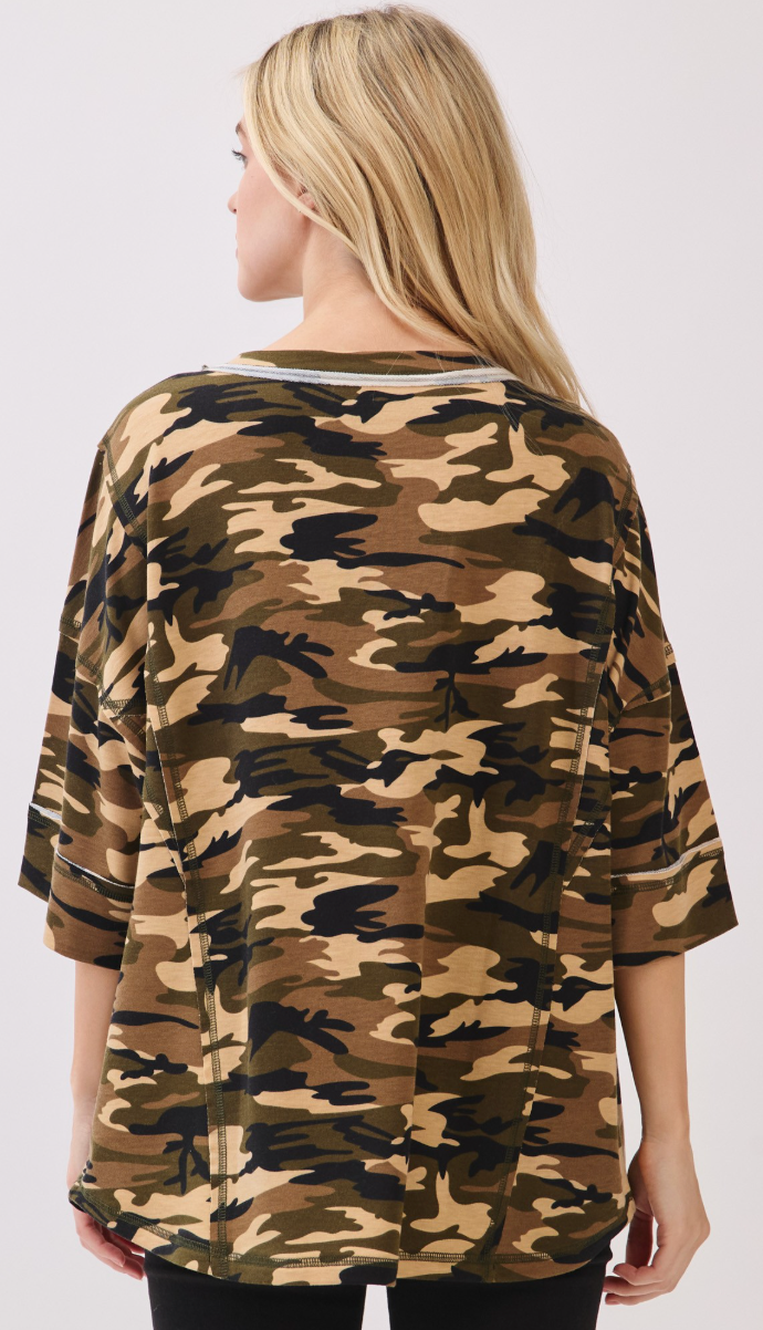 In Stealth Mode Camo Top