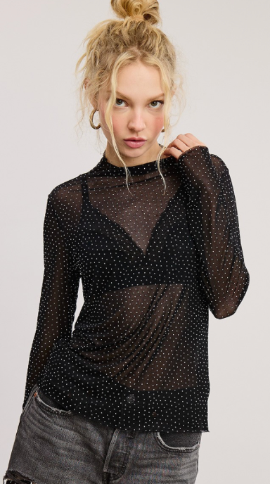 Shimmery Confession Top - 4 Colors!