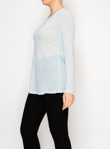 Sheer Sparkly Top - 4 Colors!