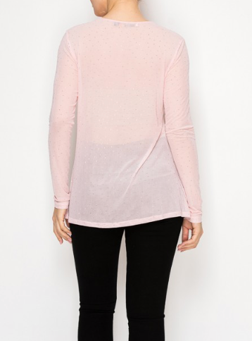 Sheer Sparkly Top - 4 Colors!