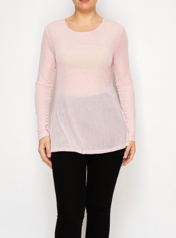 Sheer Sparkly Top - 4 Colors!