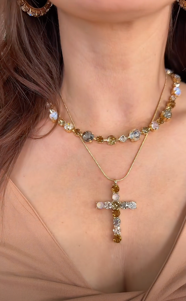 Grace In The Sky Necklace - Honey Sugar