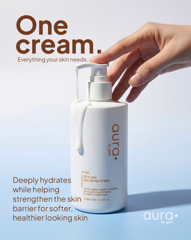 Aura By GEM All-In-One Skin Barrier Cream | 300ml Pump Bottle
