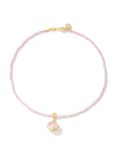 Sea Magic Necklace - Gold Lilac Kiss