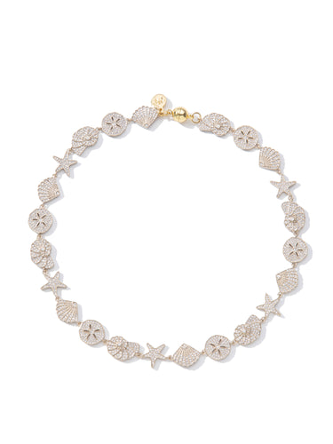 Sea Mist Necklace - Linen