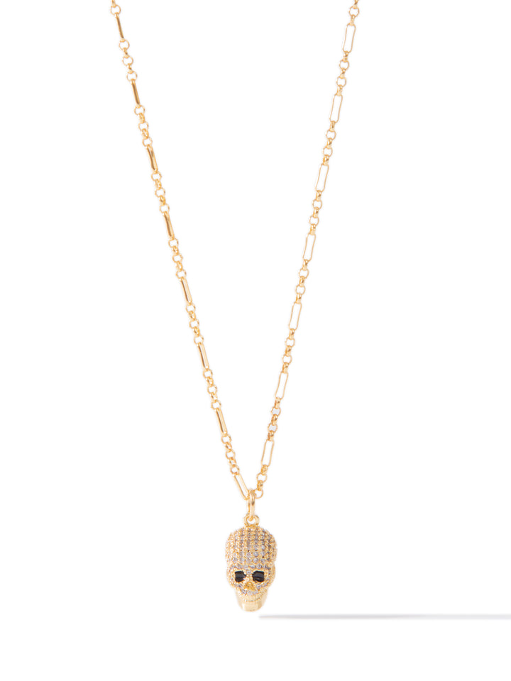 Shadow Bone Necklace - Gold