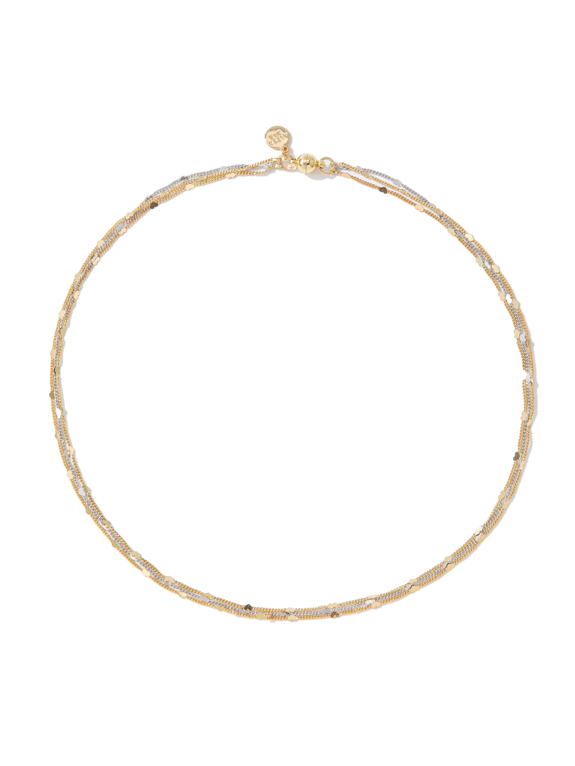 Shimmer Shimmer Necklace - Gold Silver