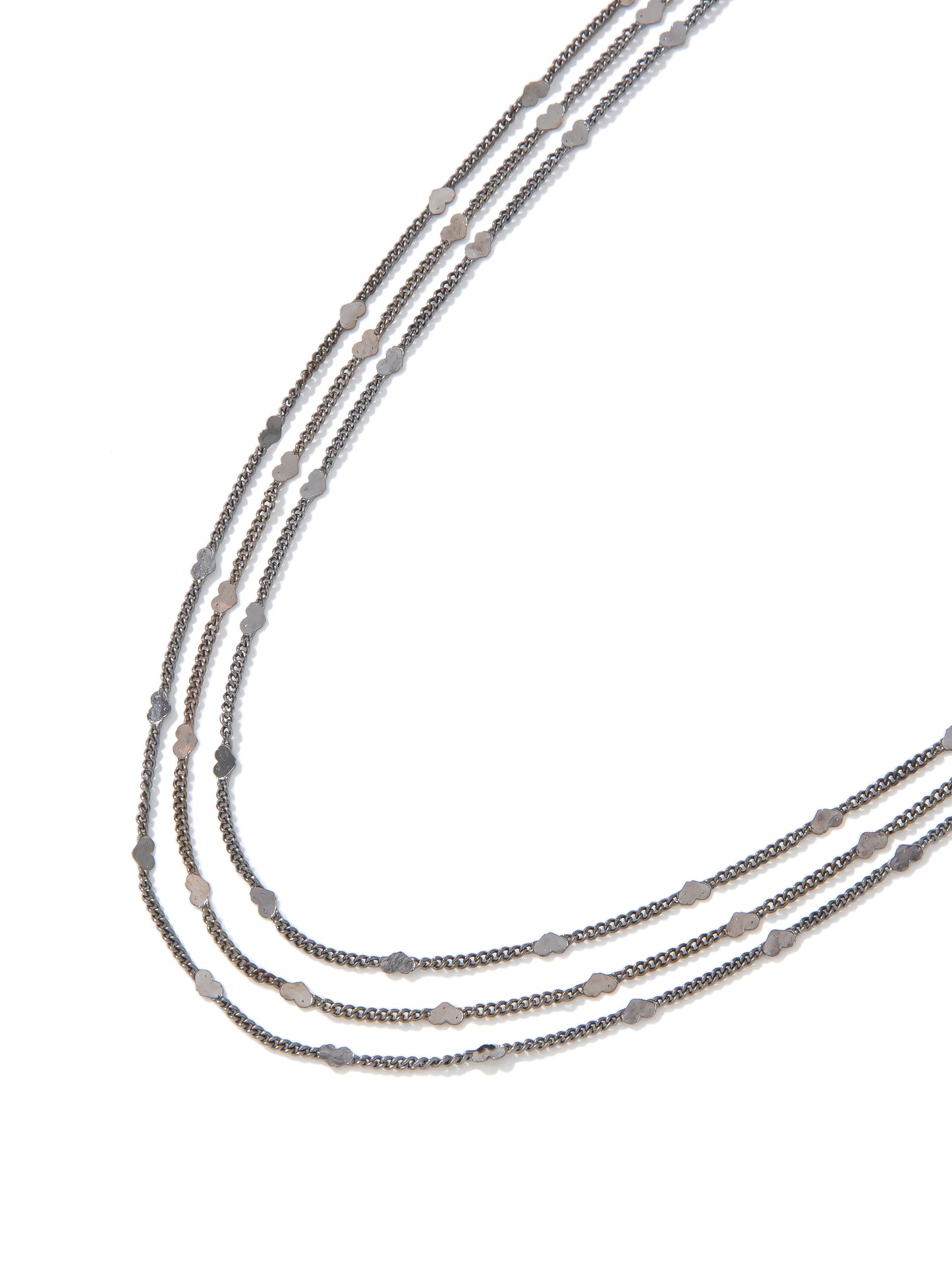 Shimmer Shimmer Necklace - Gunmetal