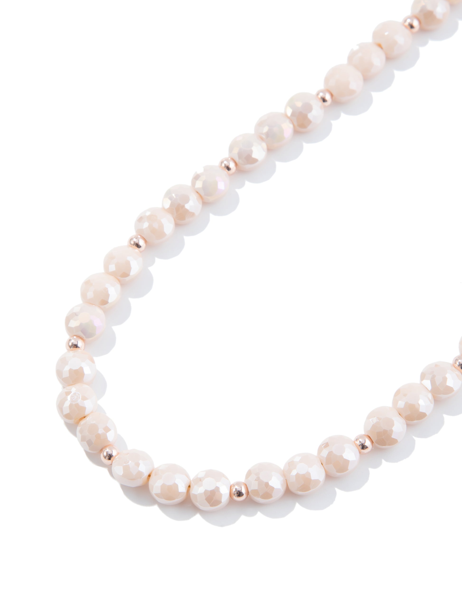 Shimmering Midnight Necklace - Coconut Light Rose Gold