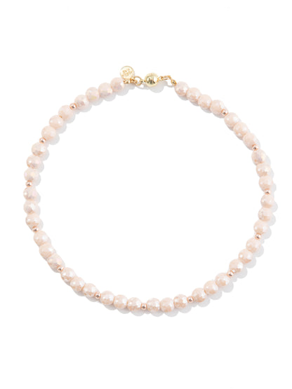 Shimmering Midnight Necklace - Coconut Light Rose Gold