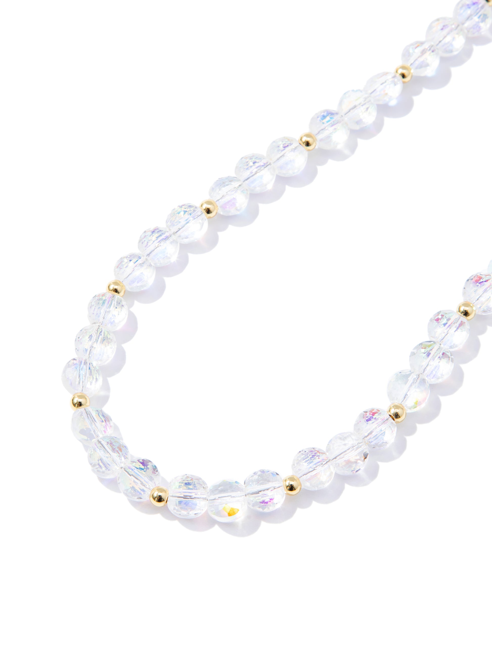 Shimmering Midnight Nekclace - Clear AB