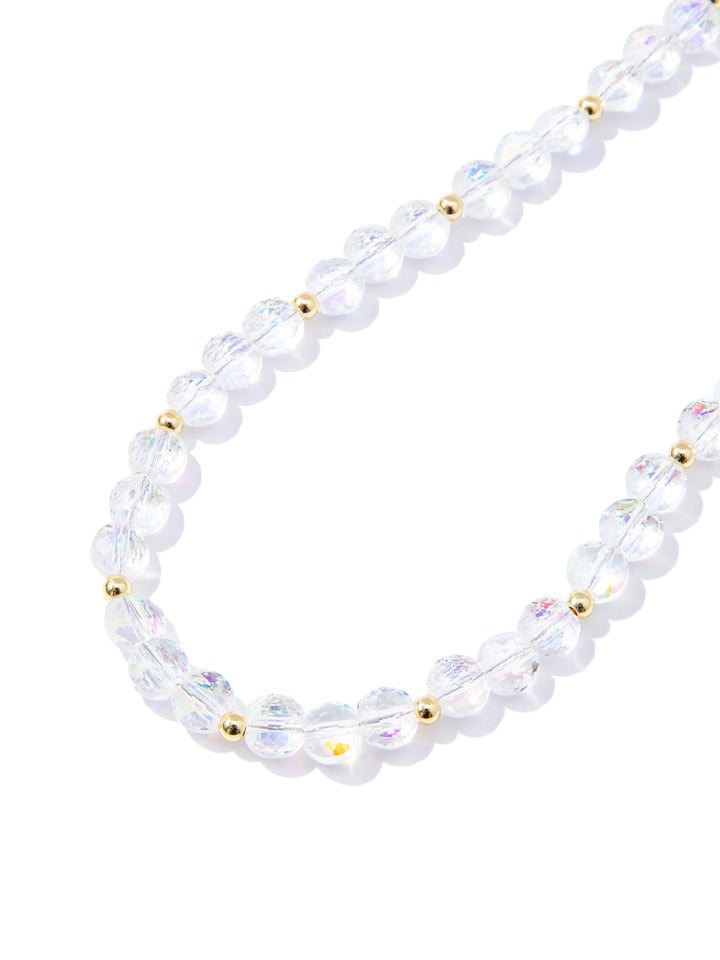 Shimmering Midnight Nekclace - Clear AB