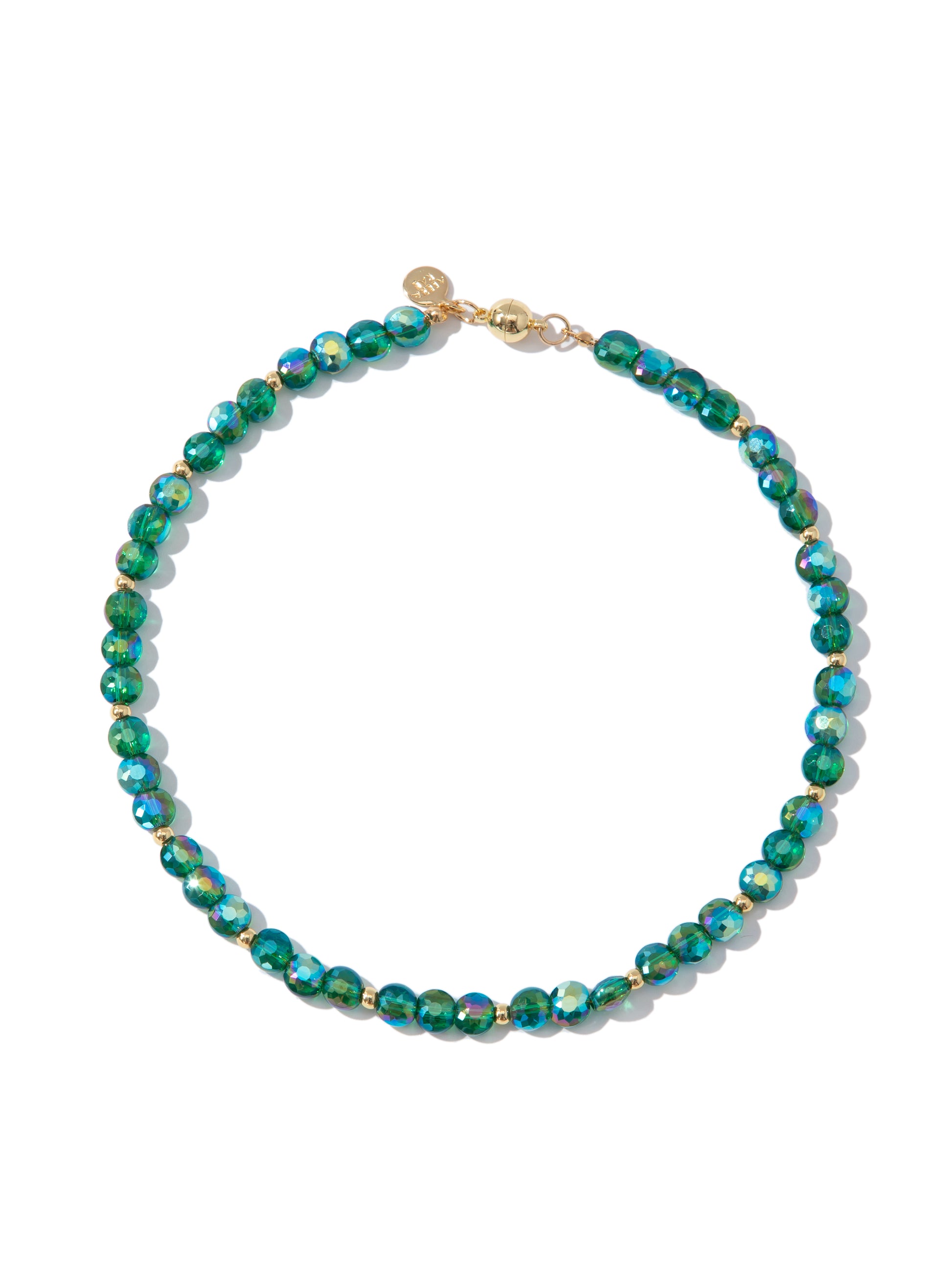 Shimmering Midnight Necklace - Prism Jade