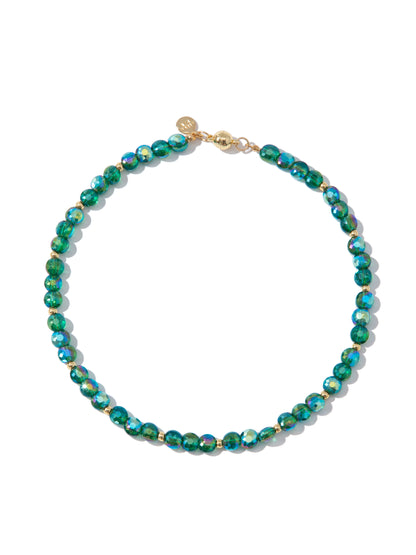 Shimmering Midnight Necklace - Prism Jade