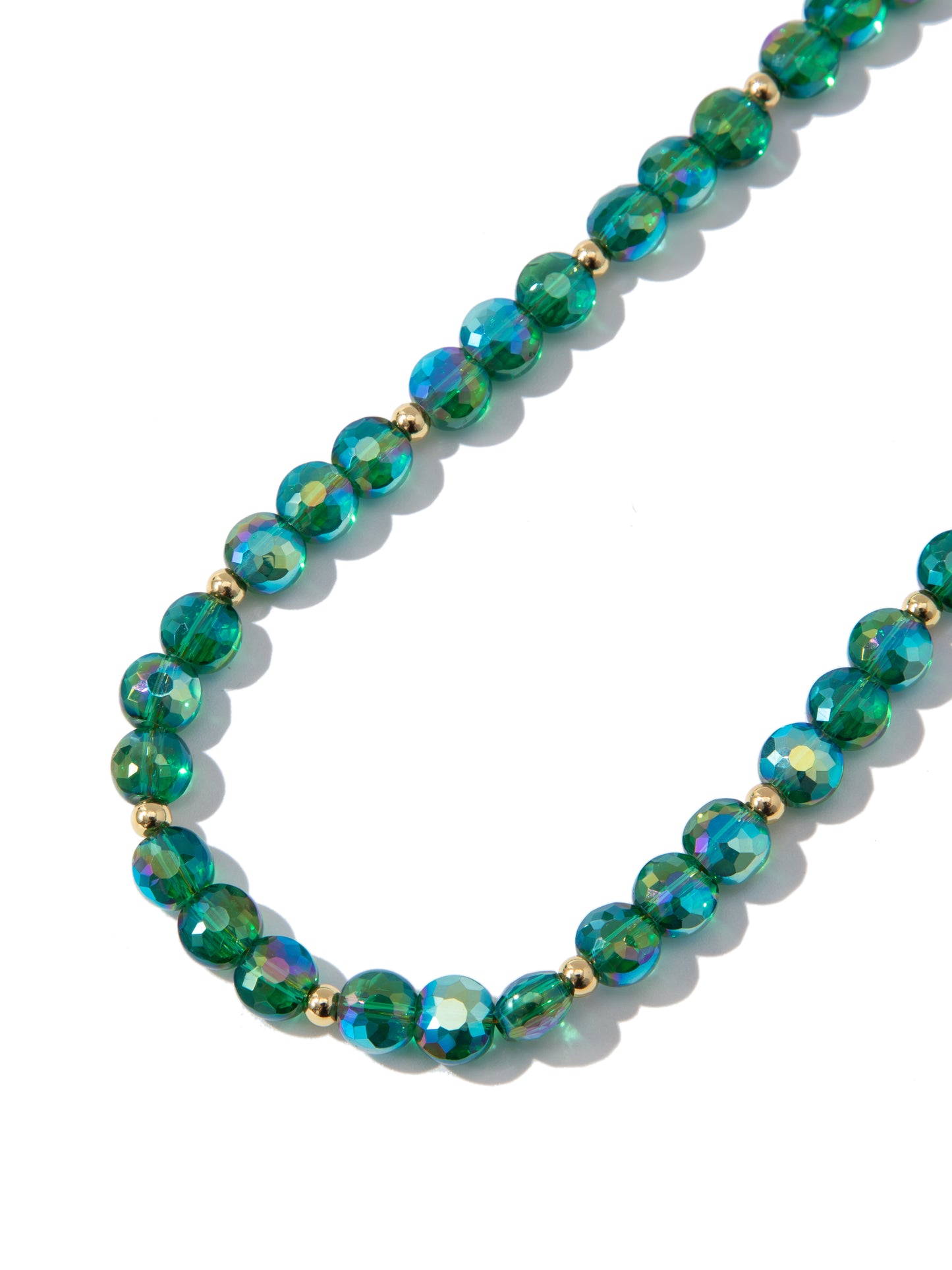 Shimmering Midnight Necklace - Prism Jade