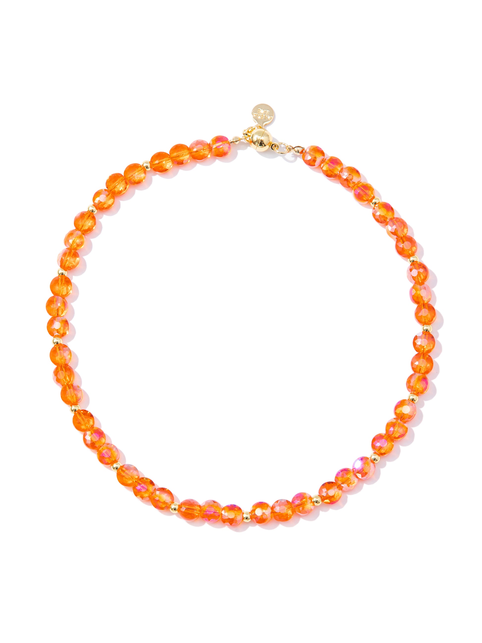 Shimmering Midnight Necklace - Pumpkin Spell