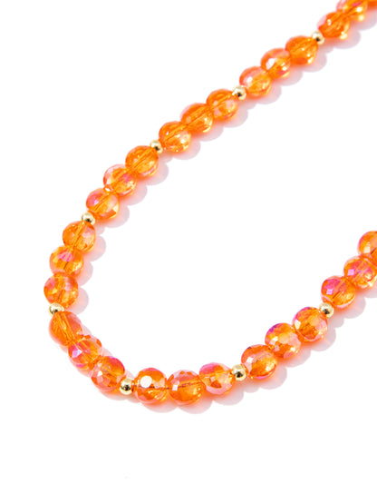 Shimmering Midnight Necklace - Pumpkin Spell