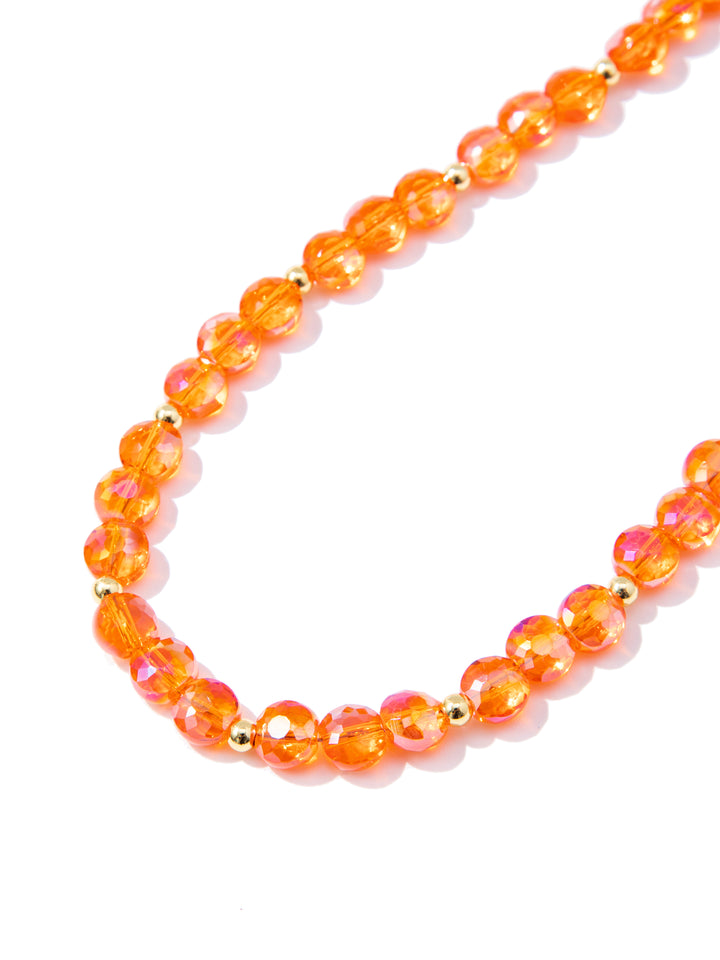 Shimmering Midnight Necklace - Pumpkin Spell