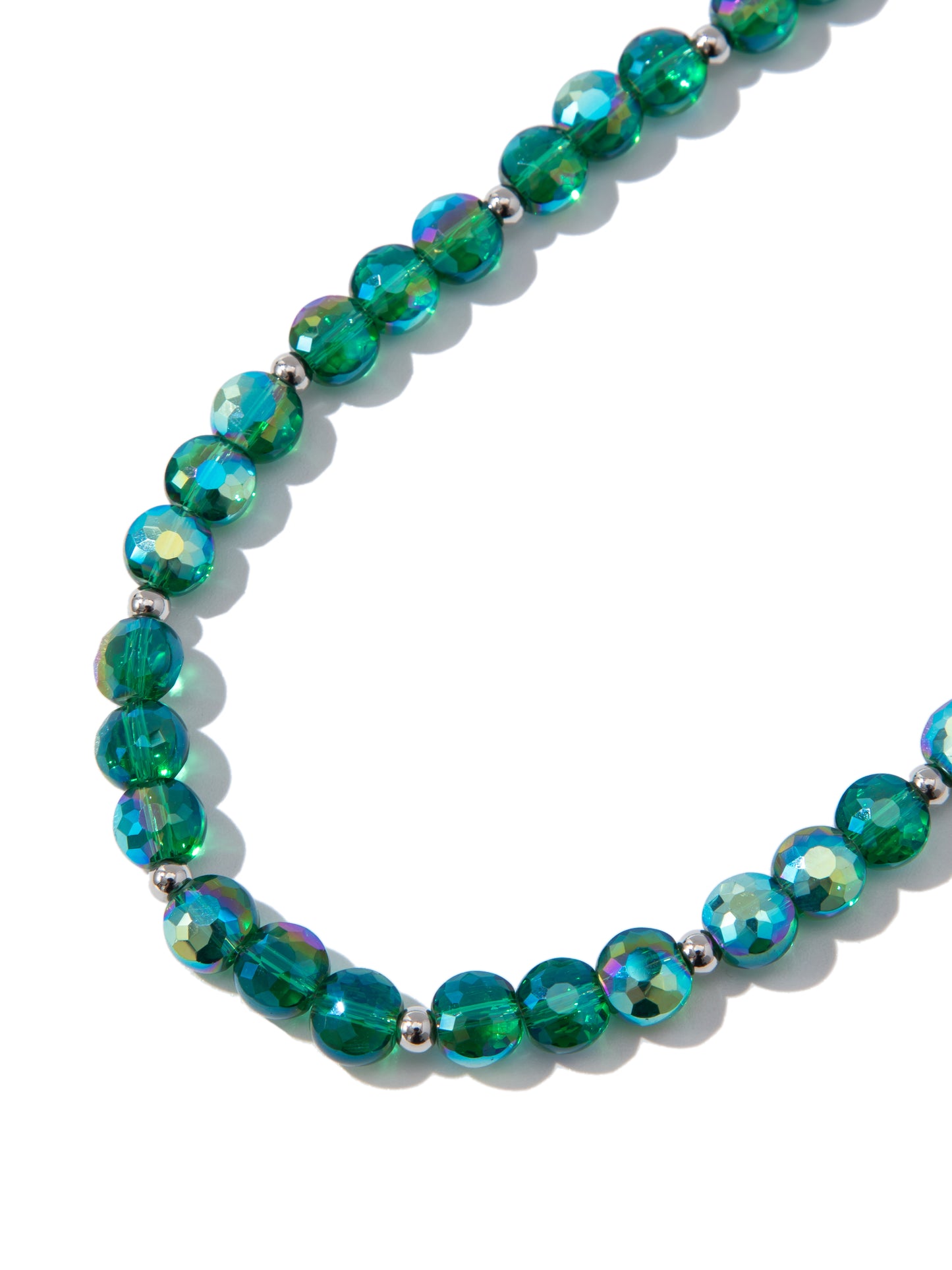 Shimmering Midnight Necklace - Prism Jade