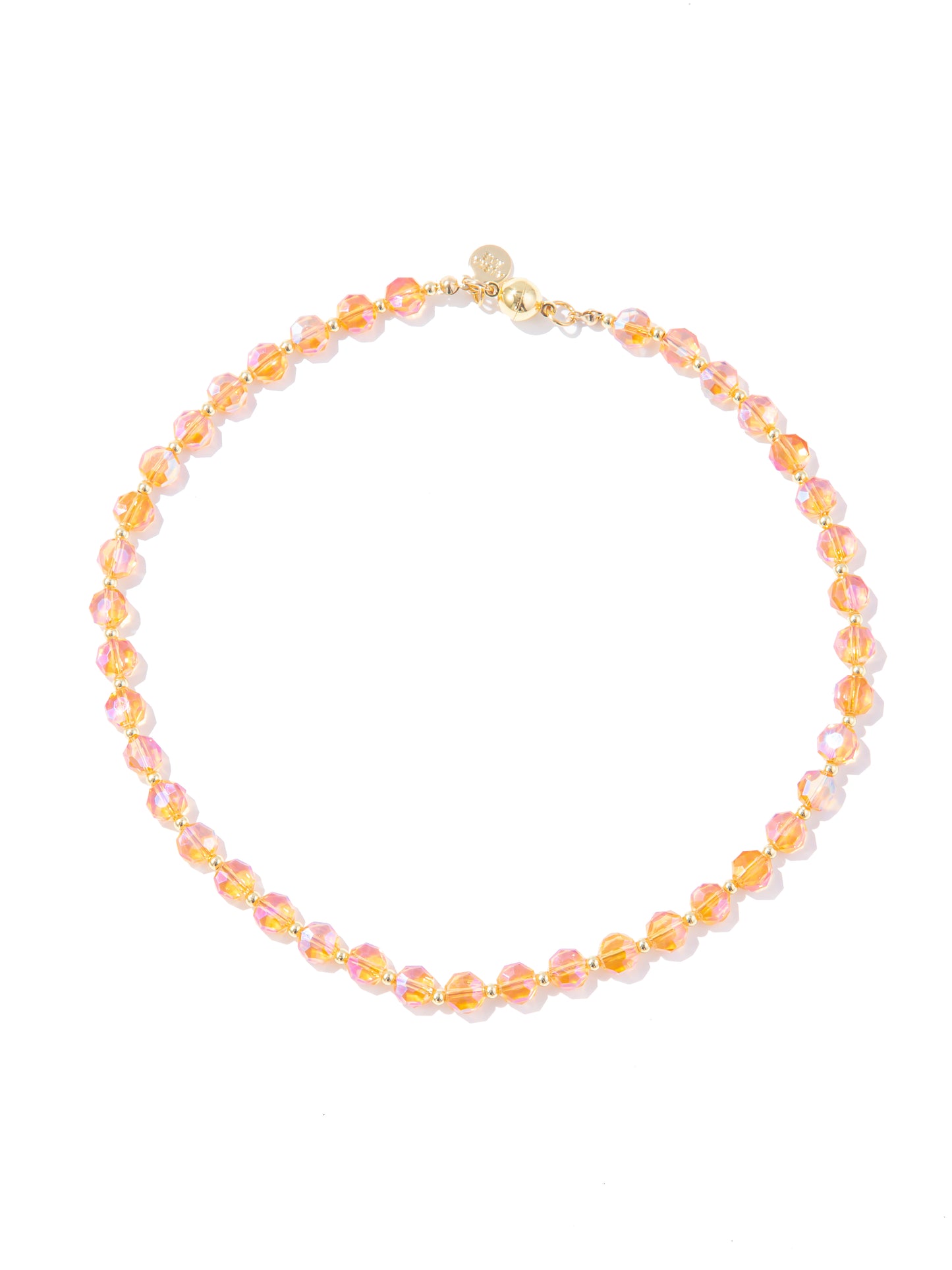 Shimmering Night Necklace - Mango Tango