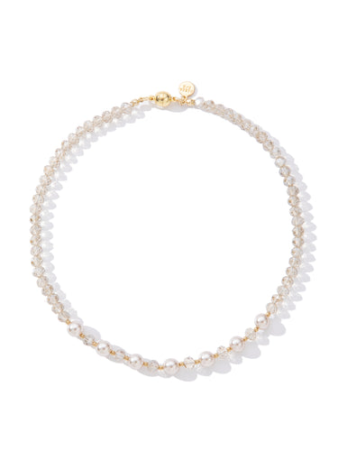Silken Web Necklace - Linen