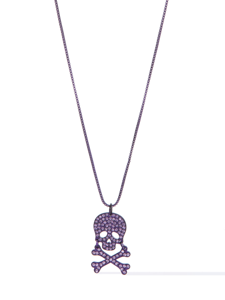 Skull Kandy Necklace - Metallic Poison Plum