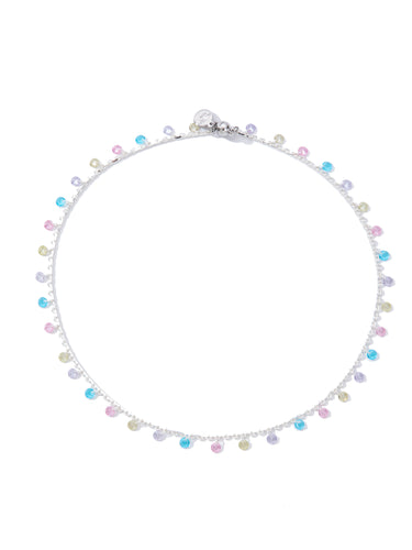 Sky Rain Necklace - Pearl White Dream