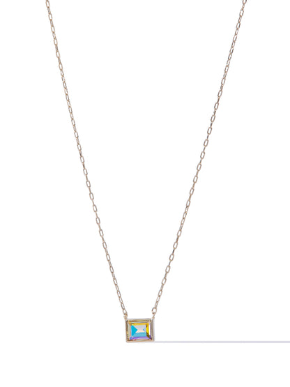 Skylar Necklace - Metallic Linen Champagne