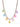 Snow Candy Necklace - Metallic Linen