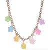 Snow Candy Necklace - Metallic Linen