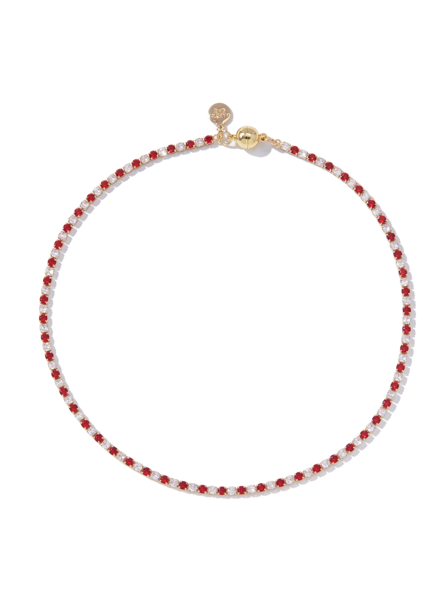 Snowspell Necklace - Ruby