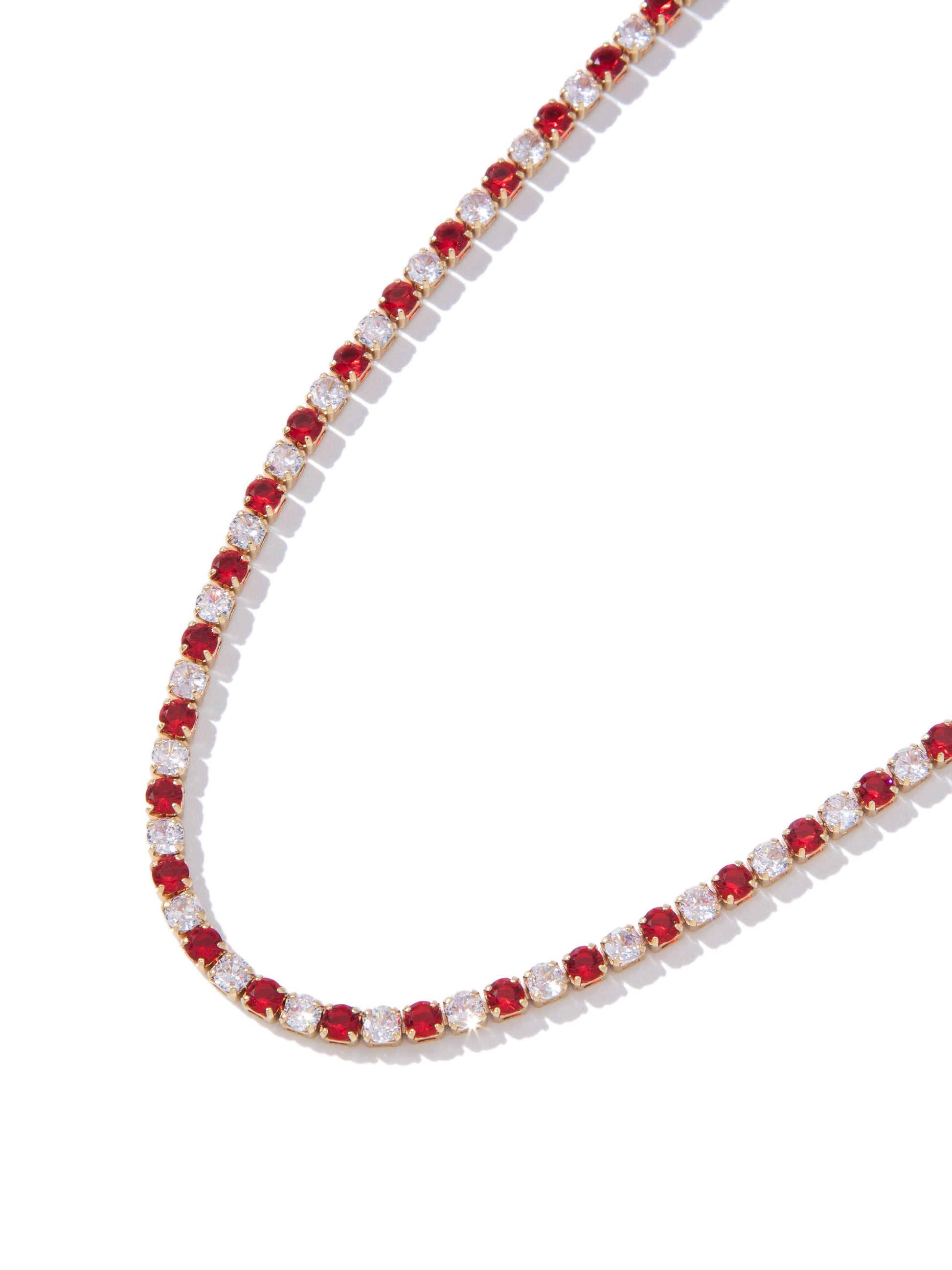 Snowspell Necklace - Ruby
