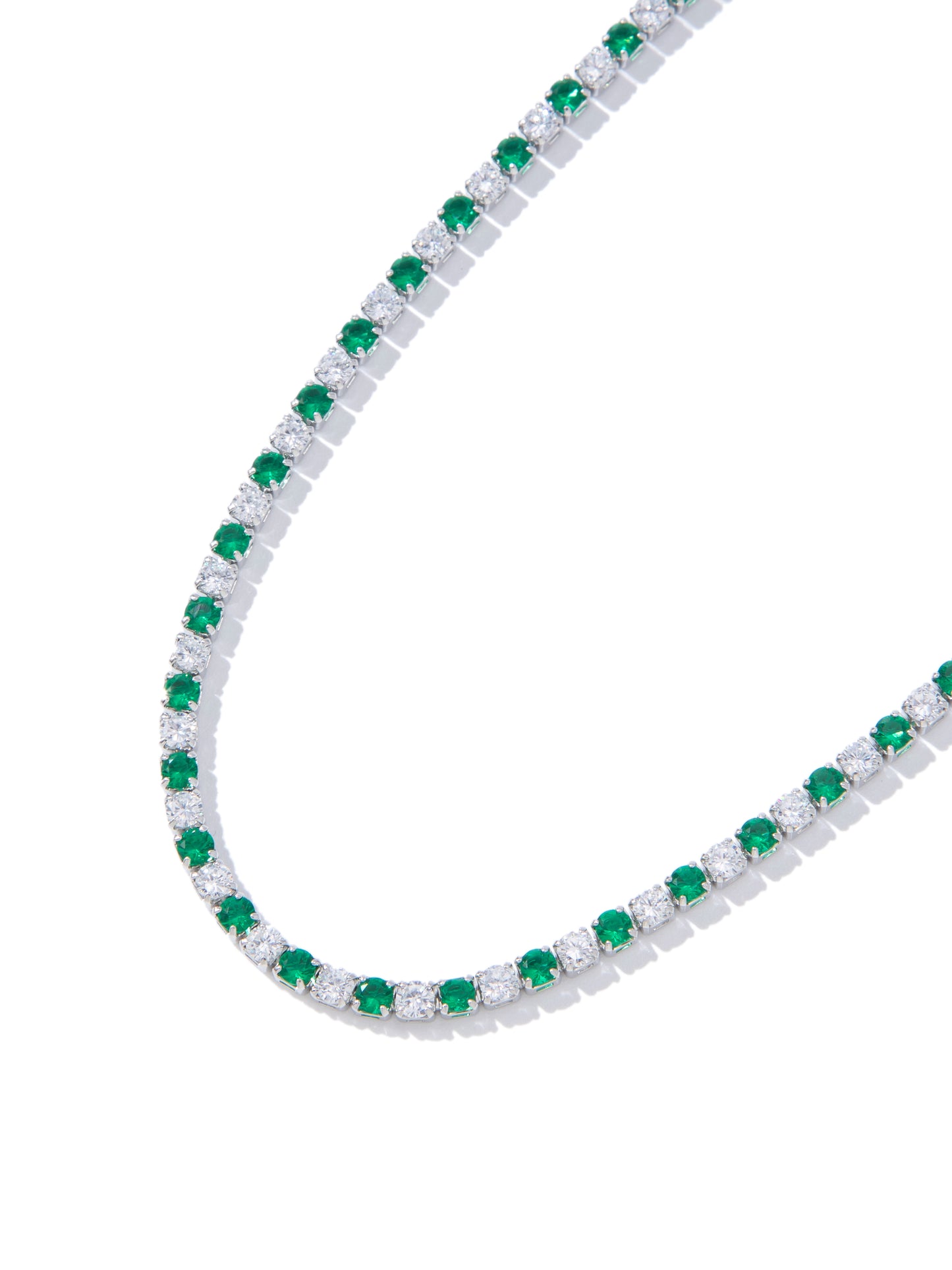 Snowspell Necklace - Emerald