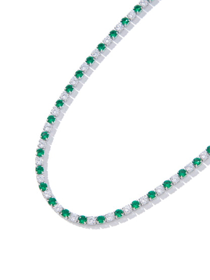 Snowspell Necklace - Emerald