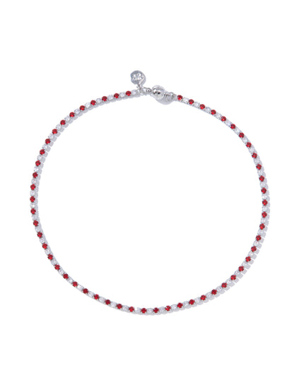 Snowspell Necklace - Ruby