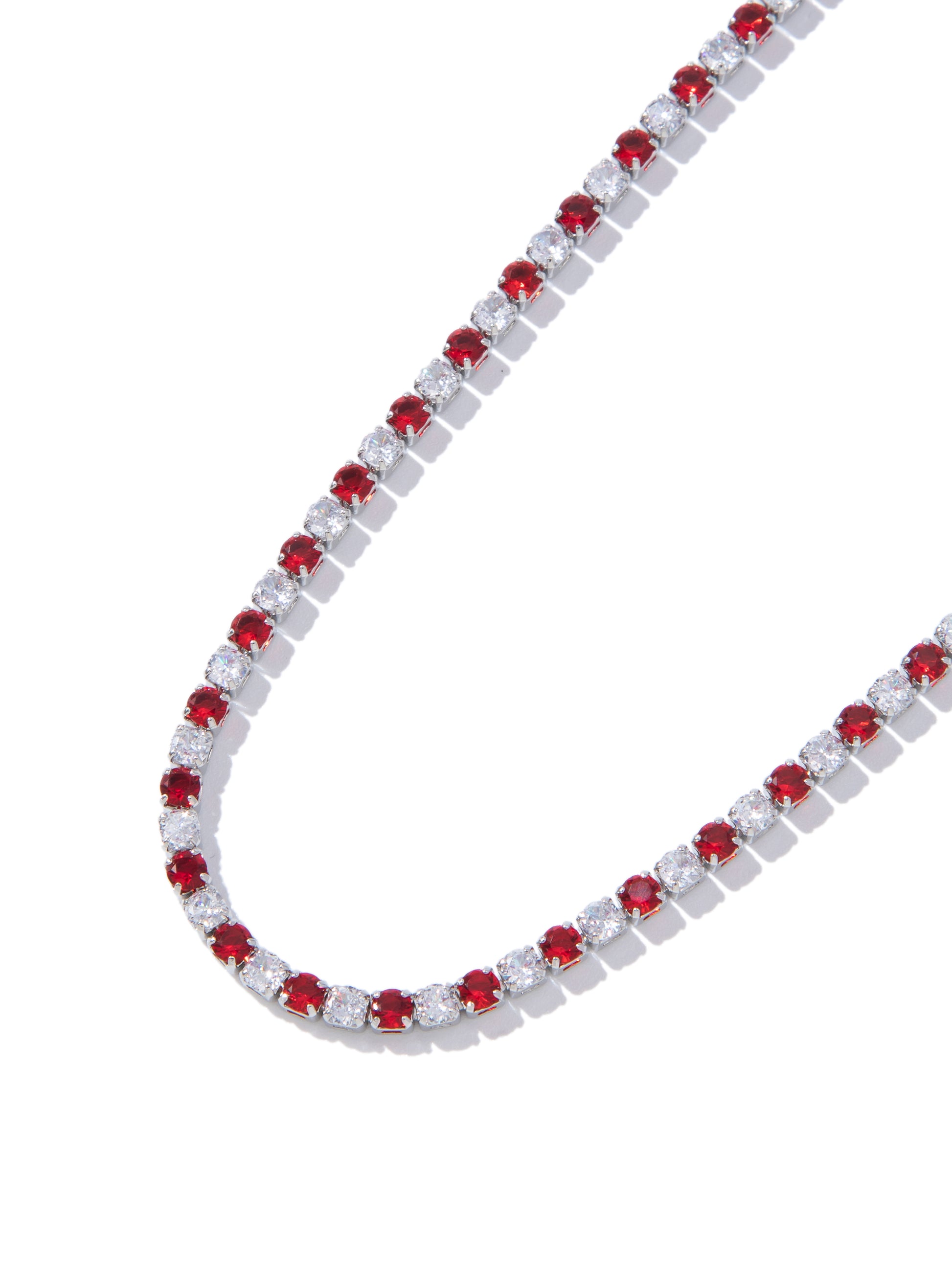 Snowspell Necklace - Ruby