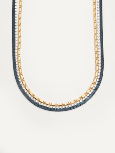 Soledad Necklace - Metallic Milky Way