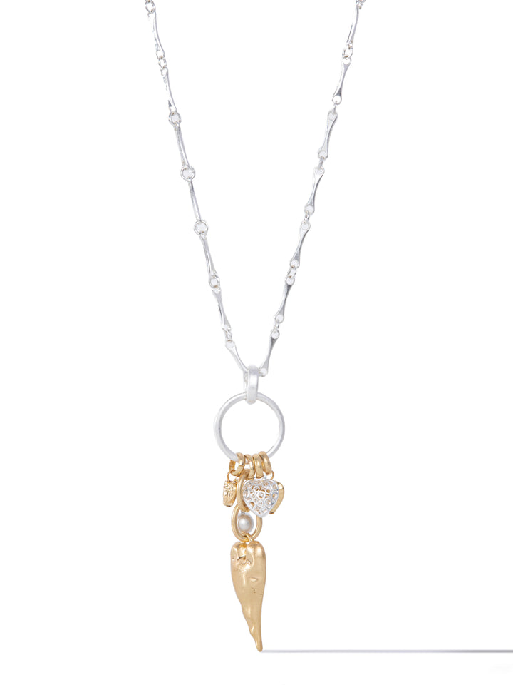 Soul Mate Necklace - Pearl White Gold