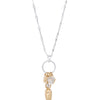 Soul Mate Necklace - Pearl White Gold