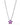 Star Of My Life Necklace - Gunmetal Orchid