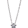 Star Of My Life Necklace - Gunmetal Smokey