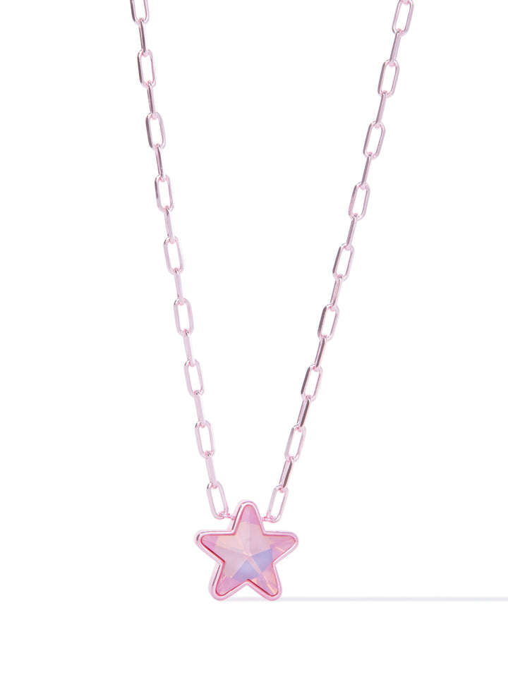 Star Of My Life Necklace - Metallic Petal Petal