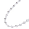 Starlight Spark Necklace - Liquid Metallic Pearl White