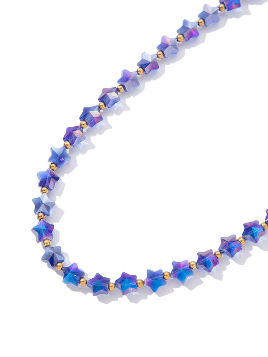 Stars Of Freedom Necklace - Royal Blue