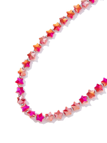 Stars Of Freedom Necklace - Strawberry