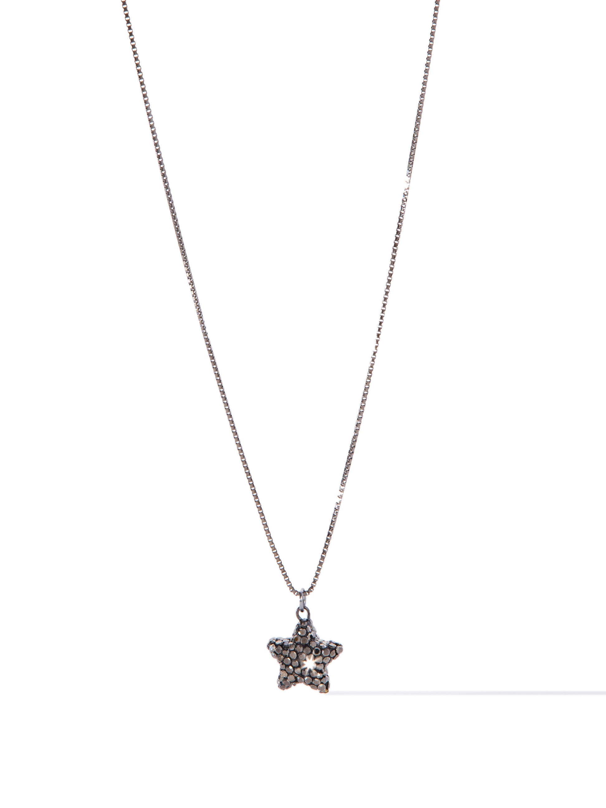Stellar Echoes Necklace - Gunmetal